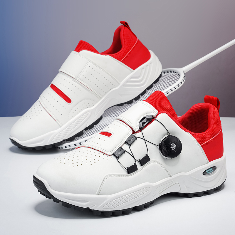Men Shoes Velcro - Men's Rotating Button Velcro Tennis Shoes,