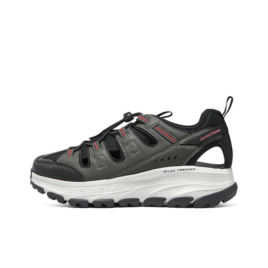 Men'S Shoes Grip - Skechers D'Lux Trekker Sandal Mesh Sports