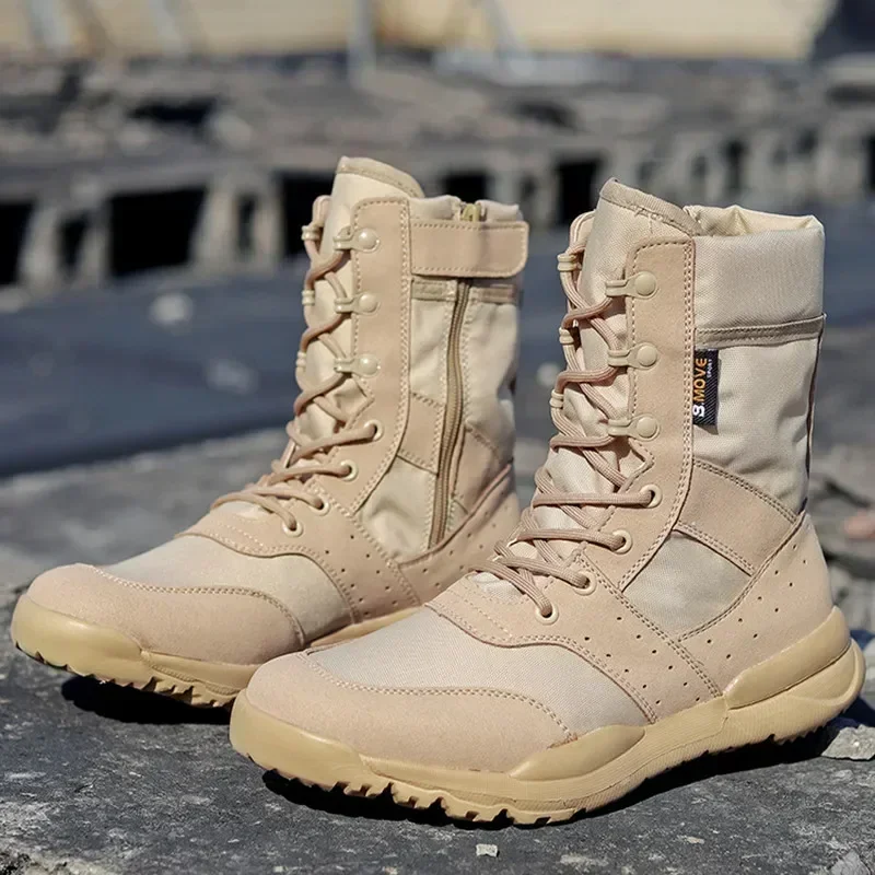 Men'S Training Shoes - Summer Combat Training Boots Work Shoes
