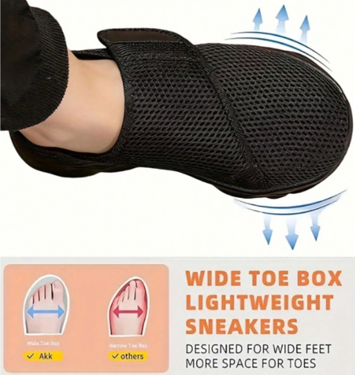 New Men Breathable Mesh Walkin - огляд і ціна Men Shoes Velcro