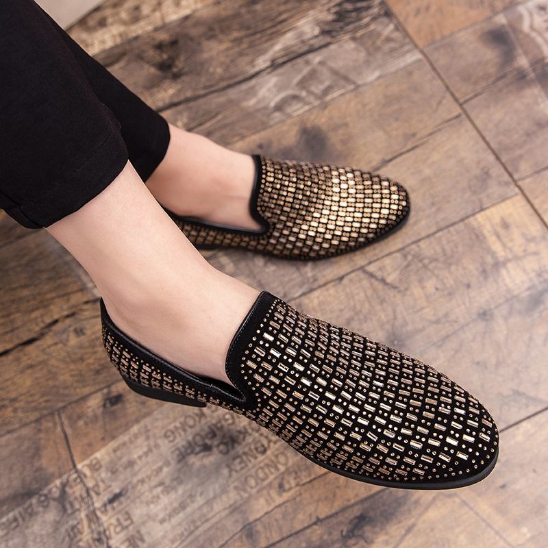 rhinestone party dress shoes f - огляд і ціна Men'S Shoes Drivers