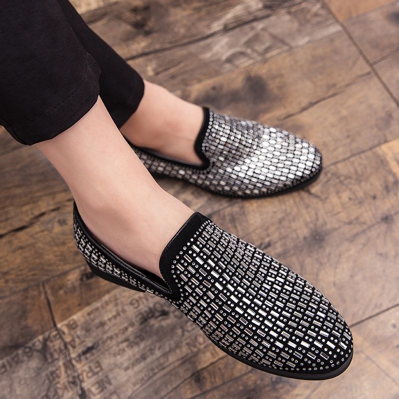rhinestone party dress shoes f - огляд і ціна Men'S Shoes Drivers
