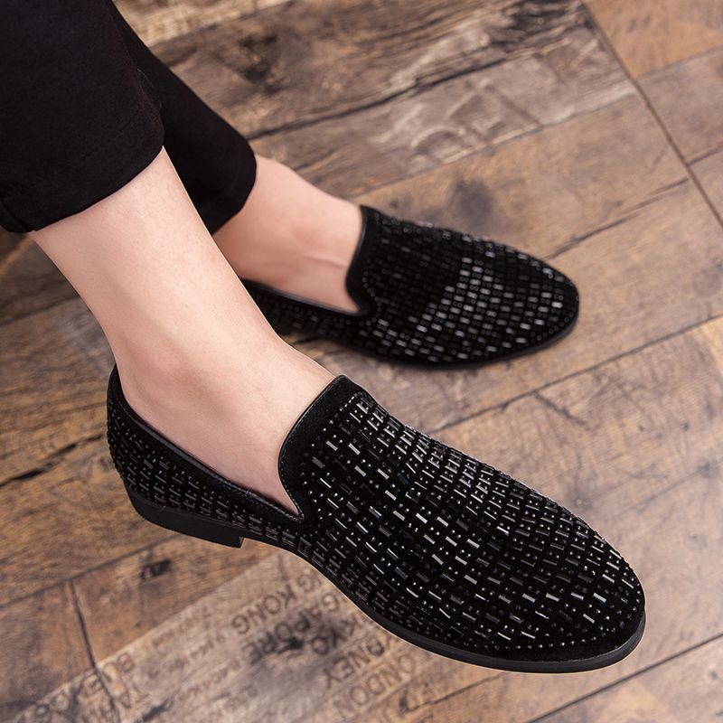 rhinestone party dress shoes f - огляд і ціна Men'S Shoes Drivers
