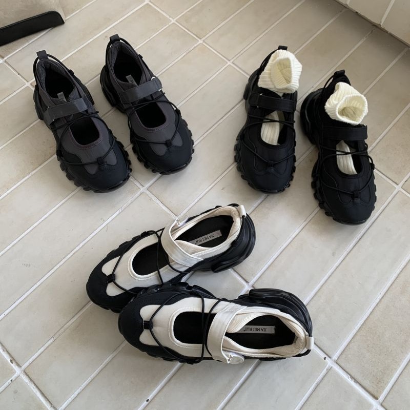 Sporty Chunky Platform Mary Ja - огляд і ціна Men Shoes Velcro