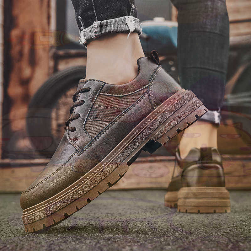 Dark Natural Leather Fashion T - огляд і ціна Men Shoes Eu To Us