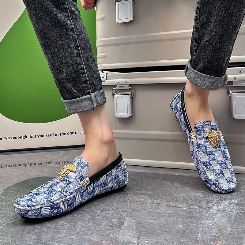 size 38-48 luxury checkered sl - огляд і ціна Men'S Shoes Drivers