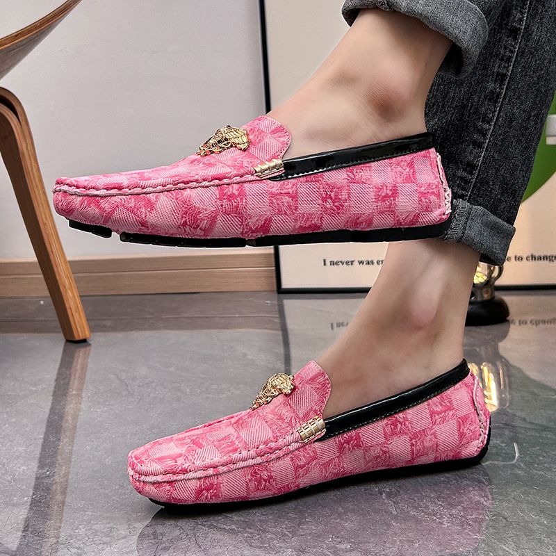 size 38-48 luxury checkered sl - огляд і ціна Men'S Shoes Drivers