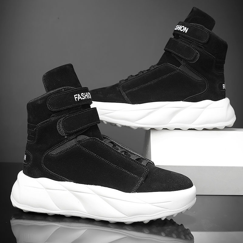 2026 Purple High Top Sneakers  - огляд і ціна Men Shoes Velcro