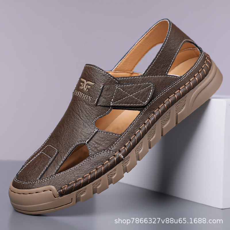 Hole shoes men's summer new ha - огляд і ціна Men Shoes Velcro
