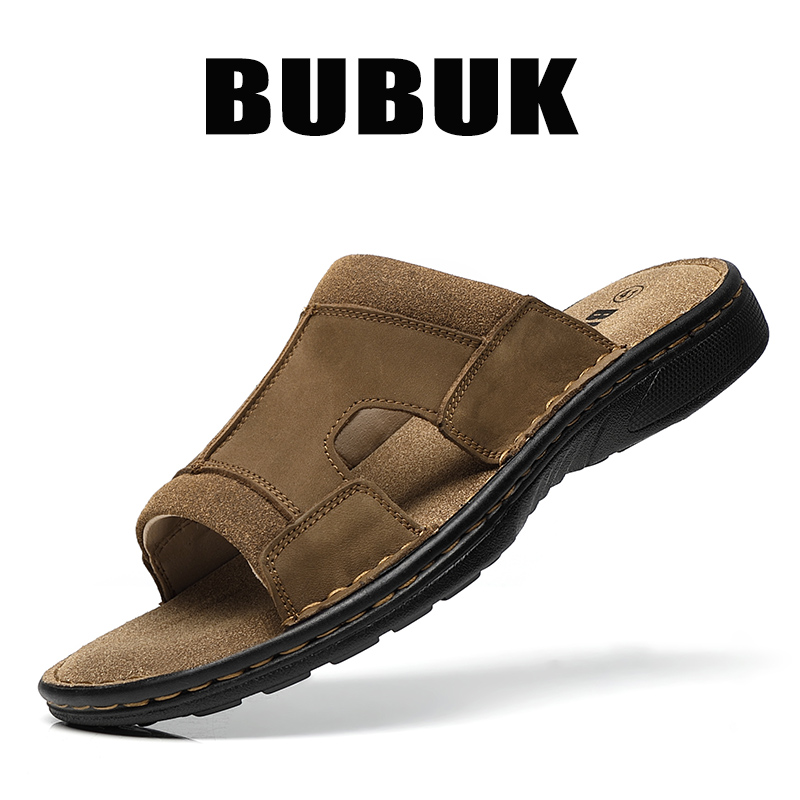 Bubuk Men's Outdoor Slip-On Le - огляд і ціна Men Shoes Velcro