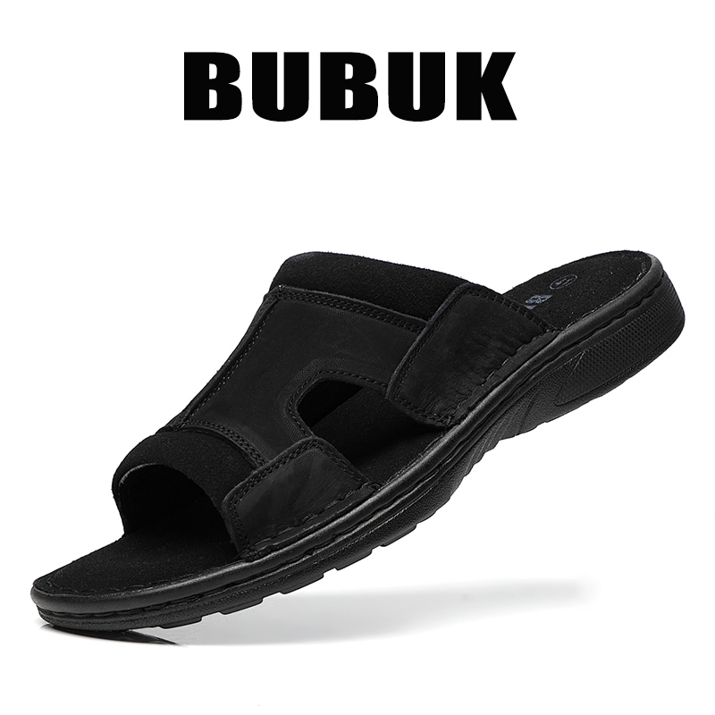 Bubuk Men's Outdoor Slip-On Le - огляд і ціна Men Shoes Velcro