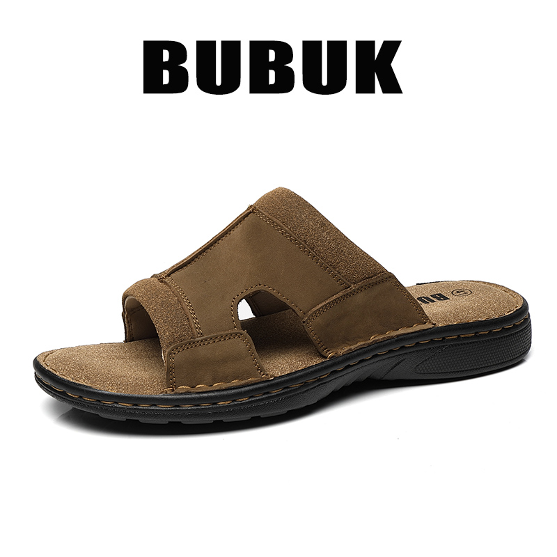 Bubuk Men's Outdoor Slip-On Le - огляд і ціна Men Shoes Velcro
