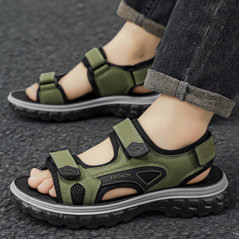 Men's Outdoor Non-Slip and Wea - огляд і ціна Men Shoes Velcro