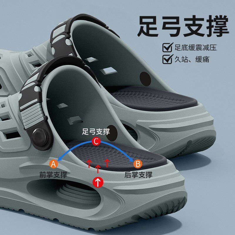 Thick-soled hole shoes men's 2 - огляд і ціна Men'S Shoes Drivers