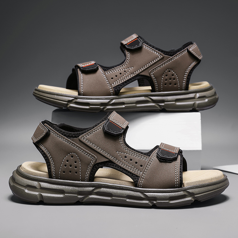 Men's summer outdoor sandals,  - огляд і ціна Men Shoes Velcro