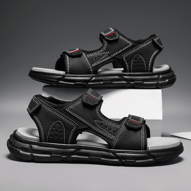 Men's summer outdoor sandals,  - огляд і ціна Men Shoes Velcro
