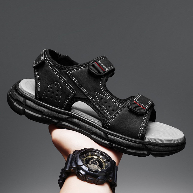 Men's summer outdoor sandals,  - огляд і ціна Men Shoes Velcro