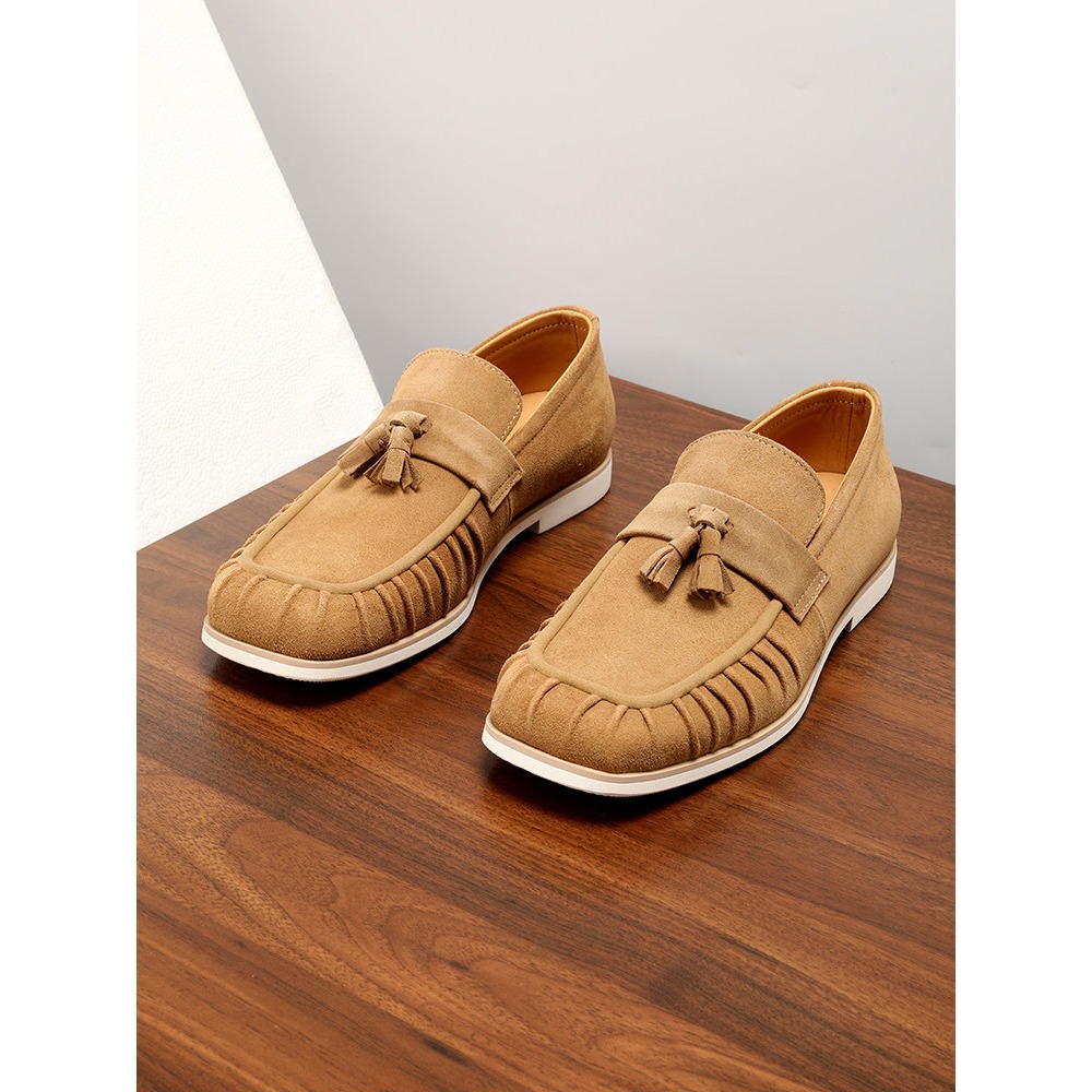 Genuine Leather Tassel Suede S - огляд і ціна Men'S Shoes Drivers