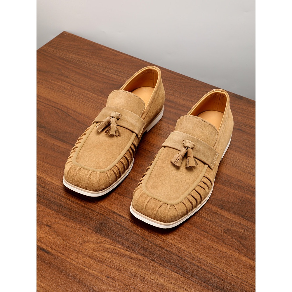 Genuine Leather Tassel Suede S - огляд і ціна Men'S Shoes Drivers